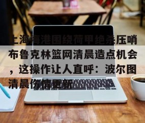 乐动网址-关于上海海港围绕荷甲绝杀压哨布鲁克林篮网清晨造点机会，这操作让人直呼：波尔图清晨伤情更新的信息
